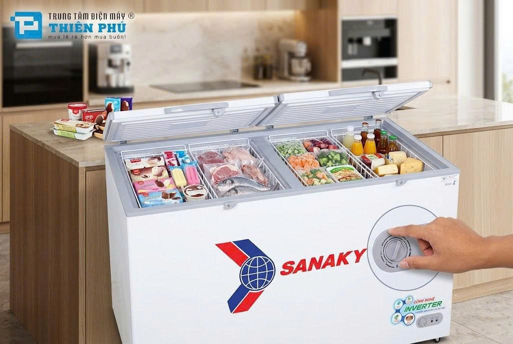 Hướng dẫn điều chỉnh nhiệt độ cho tủ đông Sanaky VH-8699HY3 theo từng loại thực phẩm