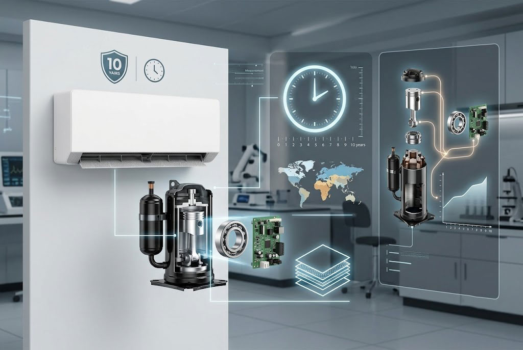 Độ bền của máy nén điều hòa Casper QH-12IU36A: Liệu có dùng tốt trong 7 - 10 năm tới?