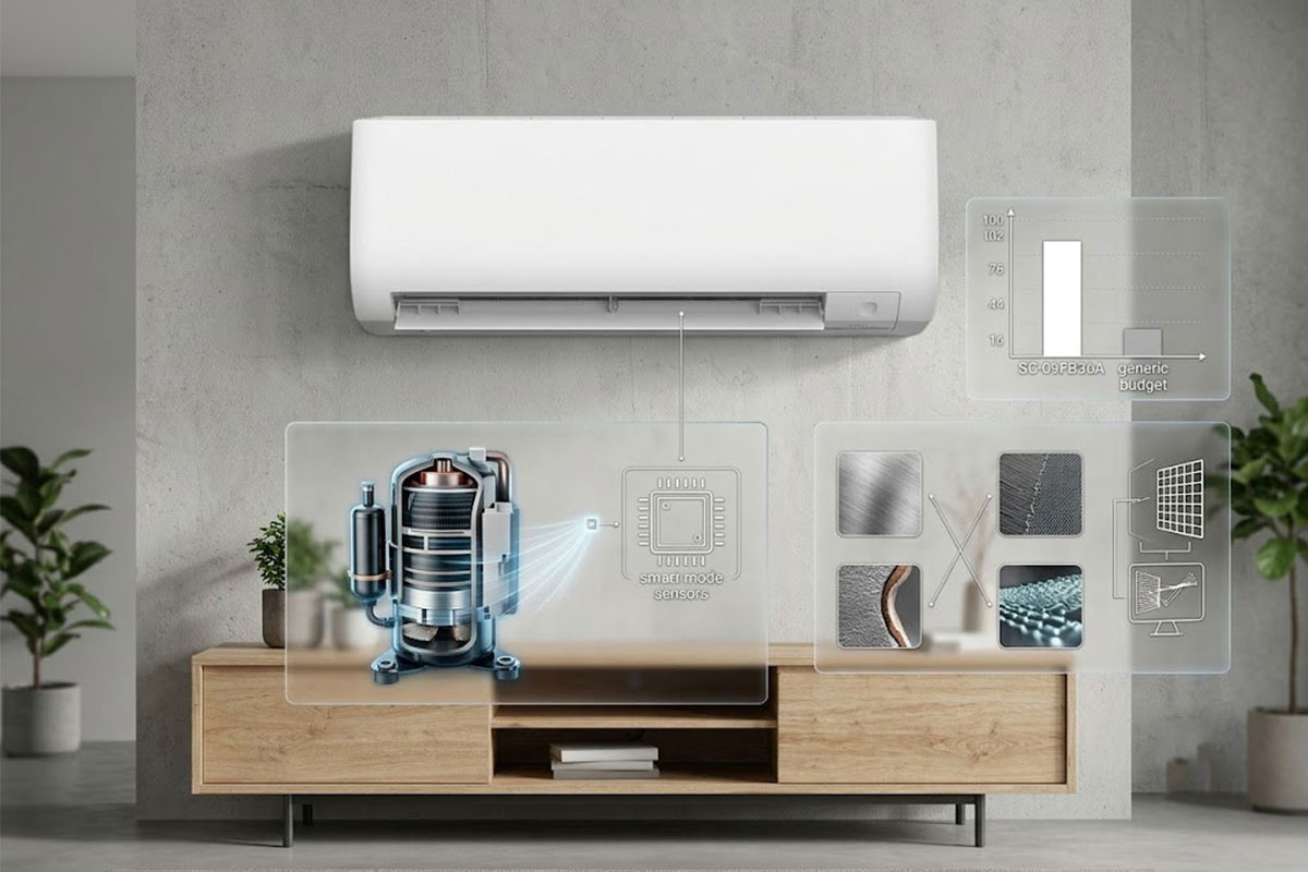 Độ bền của máy nén điều hòa Casper QH-12IU36A: Liệu có dùng tốt trong 7 - 10 năm tới?