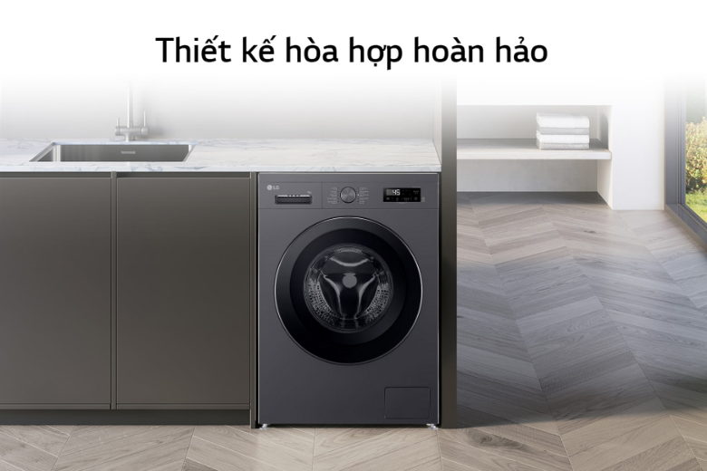 Máy giặt LG 9kg cửa ngang FB1209S6O - Sức Mạnh Direct Drive, Công Nghệ 6 Motion DD & Steam