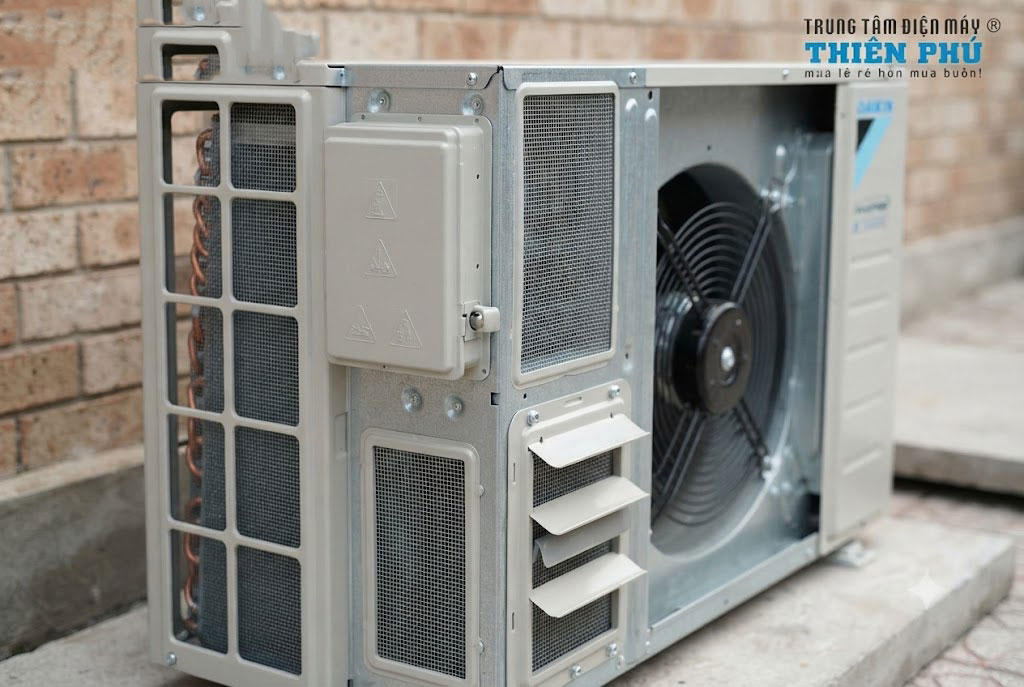 Bí mật thiết kế chống thằn lằn độc đáo trên dàn nóng của điều hòa Daikin