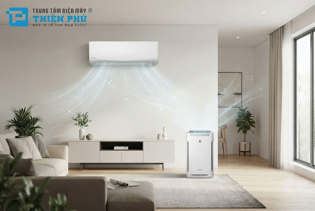 Lọc khí Nanoe-X trên điều hòa Panasonic có thay thế hoàn toàn được máy lọc không khí chuyên dụng?