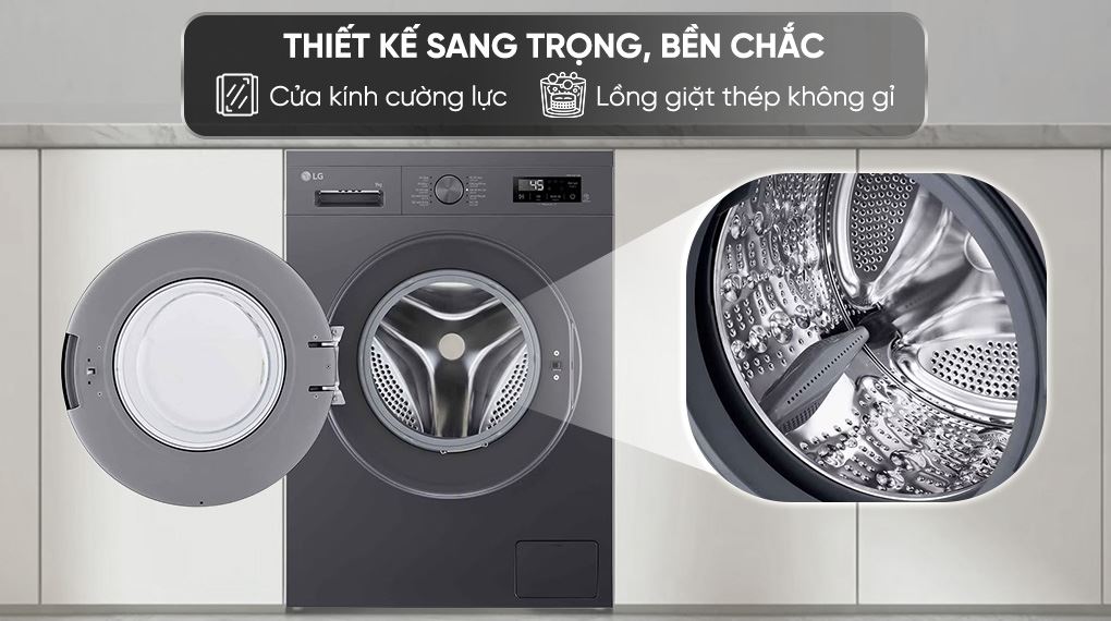 3 Chiếc máy giặt LG giá rẻ nổi bật với khả năng tiết kiệm điện nước hiệu quả