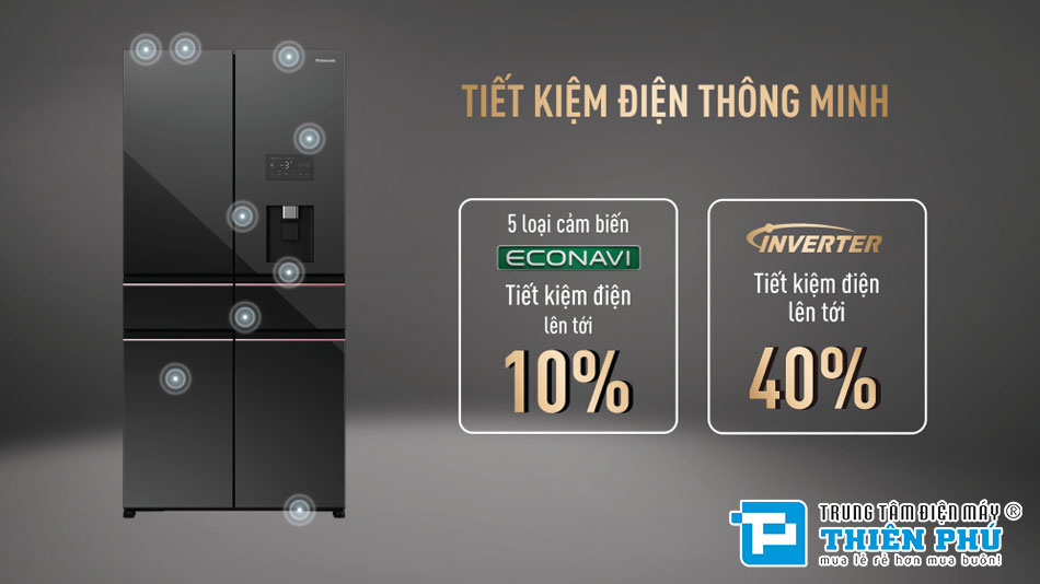 Tủ Lạnh Panasonic NR-WY720ZHHV Inverter Multi Door 650 Lít