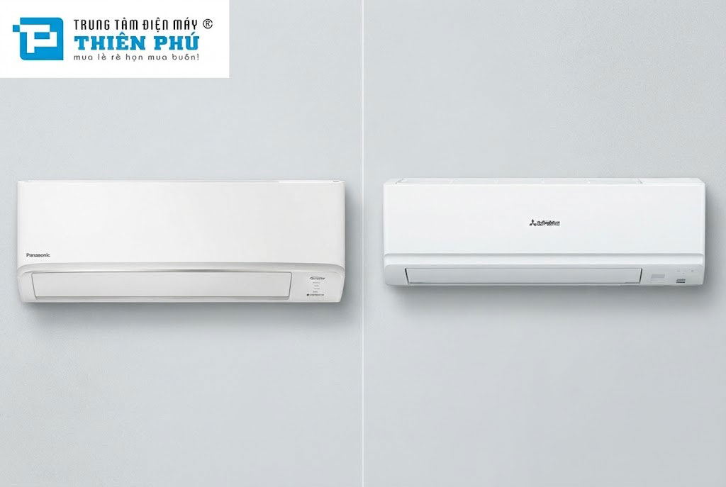 So sánh nên chọn mua điều hòa Panasonic CS-YZ9AKH-8 hay Mitsubishi SRK25ZSPS-W5?