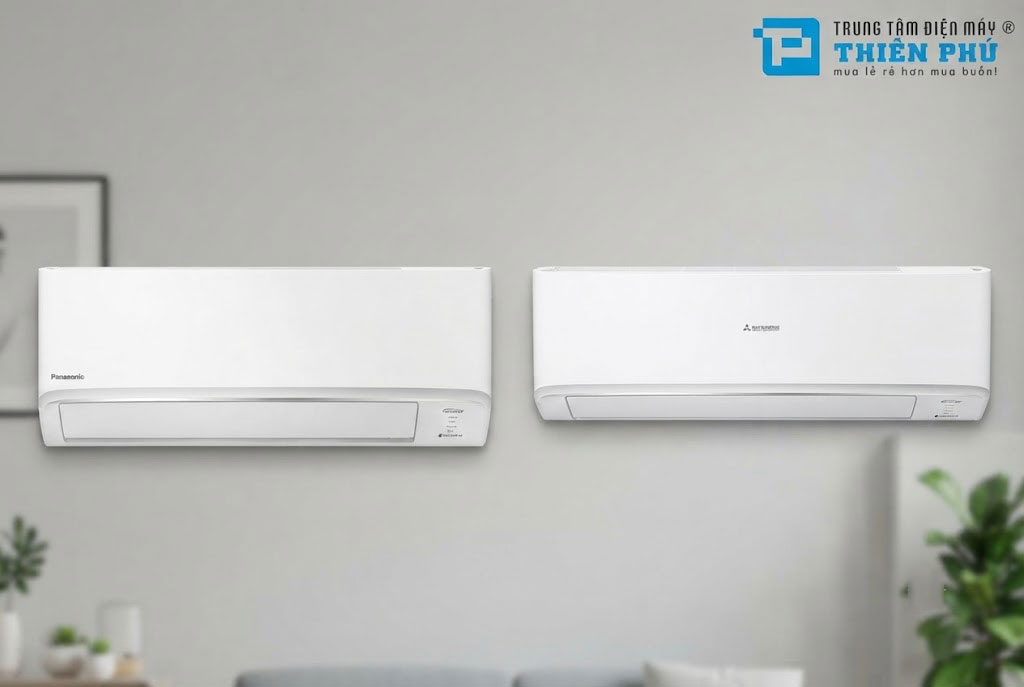So sánh nên chọn mua điều hòa Panasonic CS-YZ9AKH-8 hay Mitsubishi SRK25ZSPS-W5?