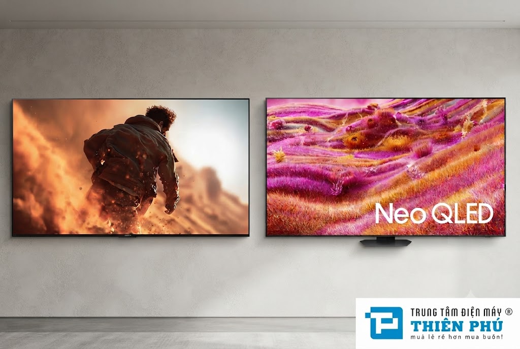 So sánh tivi Sony K-98XR70M2 và tivi Samsung QA98QN90F: True RGB đối đầu Neo QLED