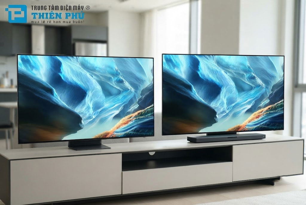 So sánh tivi Samsung QA55S90HAKXXV và LG OLED55C6PSA, nên mua tivi OLED 55 inch nào?