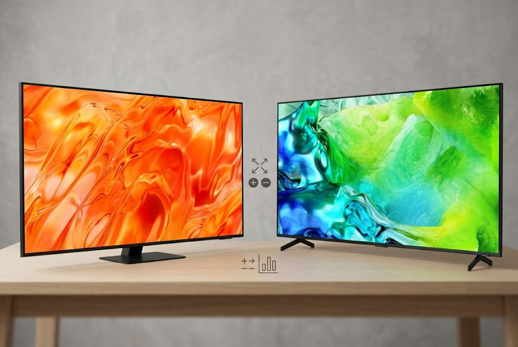 So sánh hai model tivi Samsung QA55QN70H và QA55QN80H có gì khác biệt?