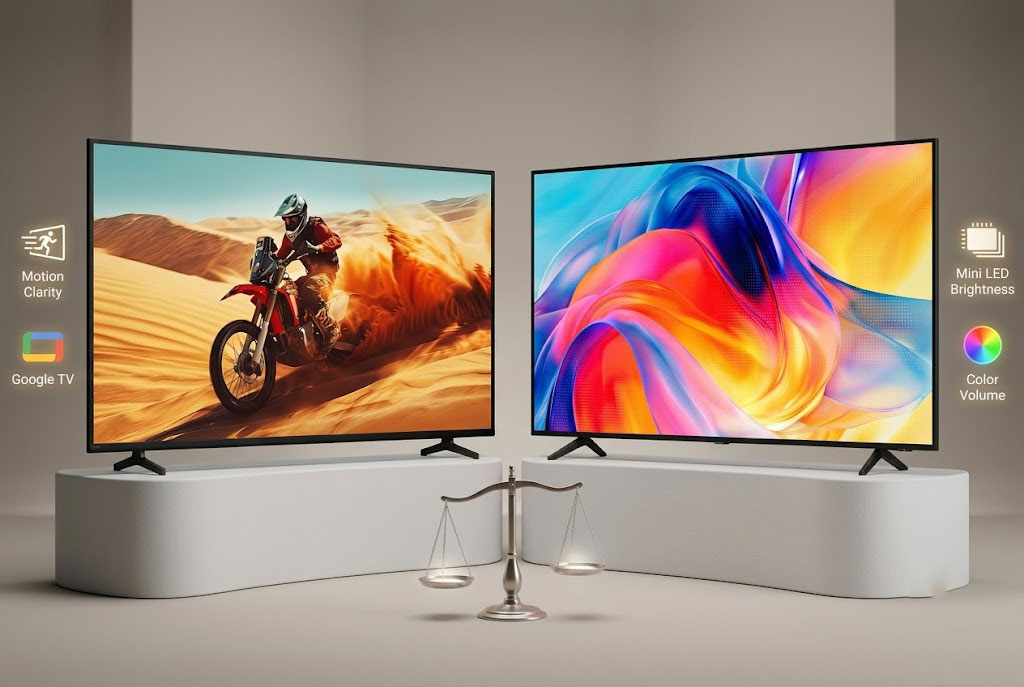 So sánh tivi Sony K-43S25VM2 và Samsung UA43M77HAKXXV, tivi 43 inch 4K nào đáng mua?