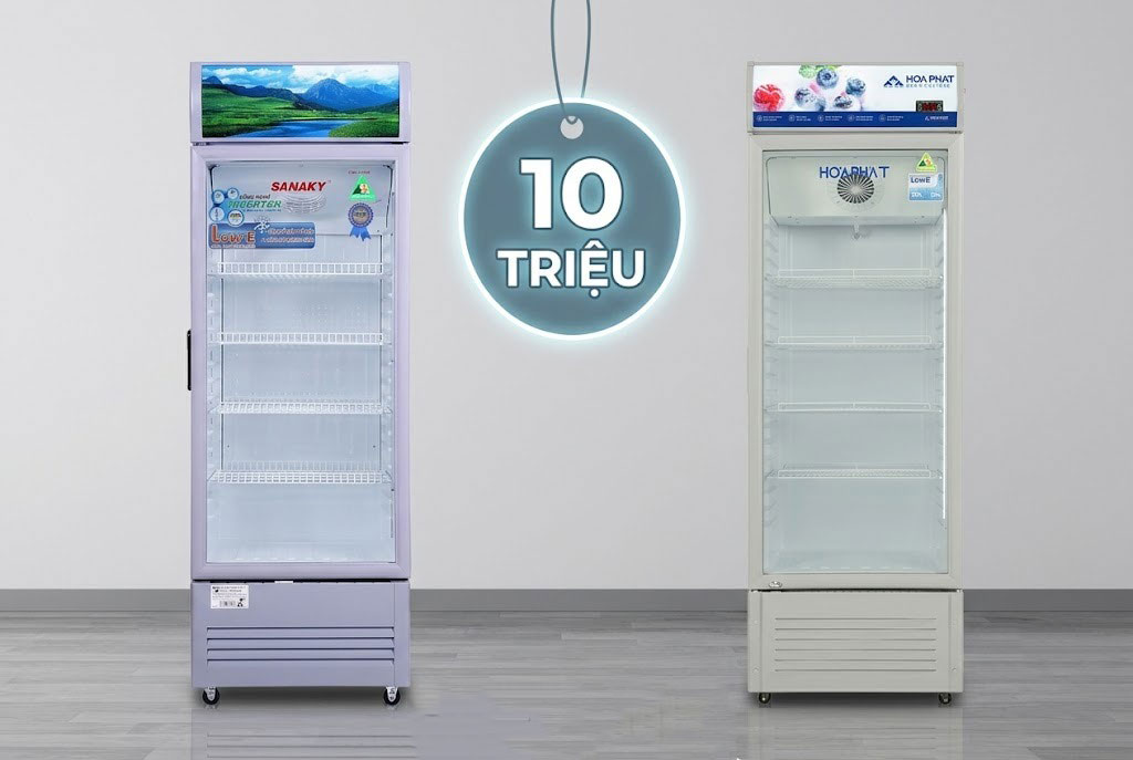Phân khúc giá 10 triệu, nên chọn mua tủ mát Sanaky VH-358K3L hay Hòa Phát HSR D6280?