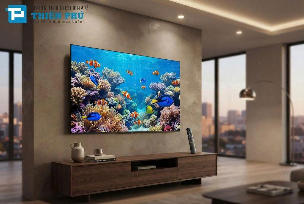Đánh giá trải nghiệm thực tế Google Tivi TCL QD-Mini LED 75P8LS: Sắc nét từng chi tiết