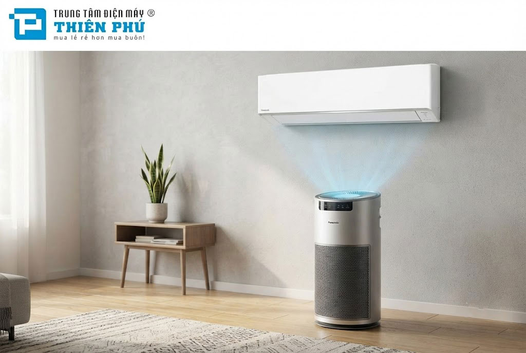Điều hòa Panasonic CS-RU18CKH-8BD có thay thế được máy lọc không khí chuyên dụng?