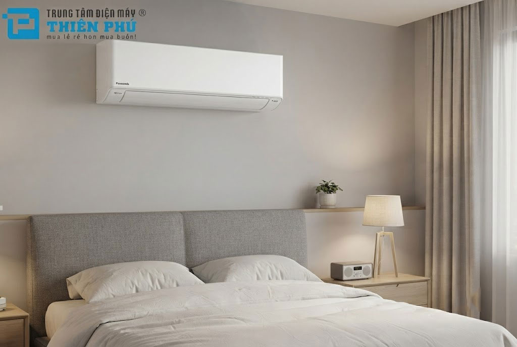 Độ ồn thực tế của điều hòa Panasonic 12000btu 1 chiều CS-U12BKH-8 là bao nhiêu?