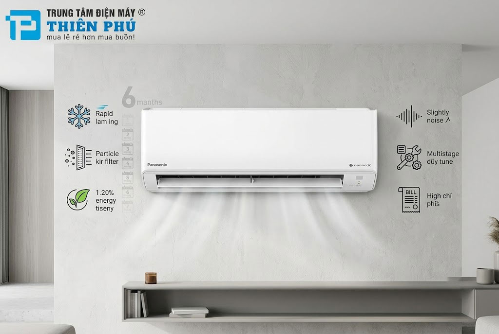 Trải nghiệm 6 tháng sử dụng điều hòa Panasonic CS-XU18BKH-8: Ưu và nhược điểm thực tế