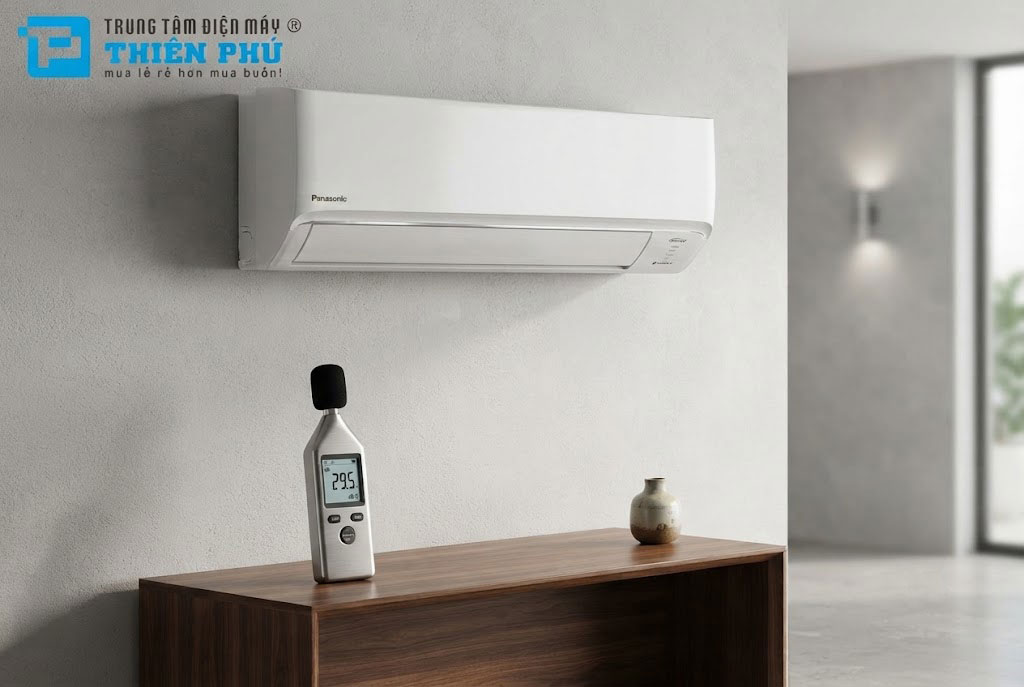 Đo thực tế độ ồn của điều hòa Panasonic CU/CS-YZ18AKH-8: Chế độ Quiet có giúp máy êm ái?