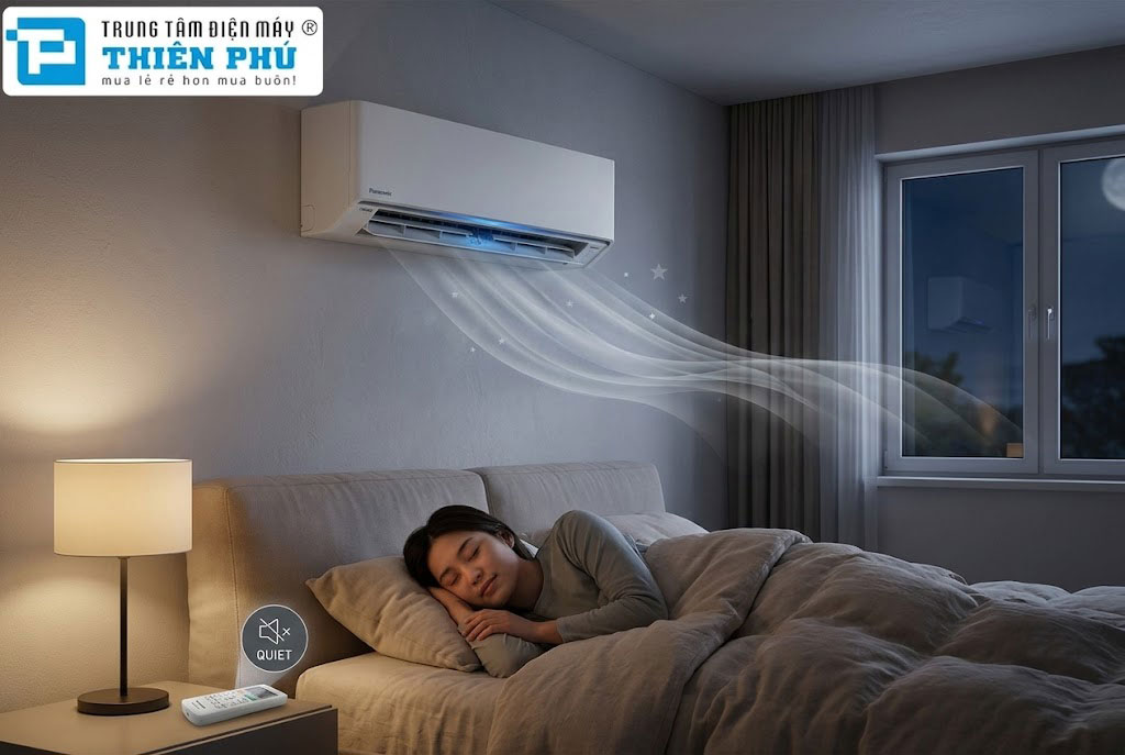 Độ ồn dàn lạnh điều hòa Panasonic CS-YZ24BKH-8 ở chế độ Quiet có thực sự yên tĩnh để ngủ ngon?