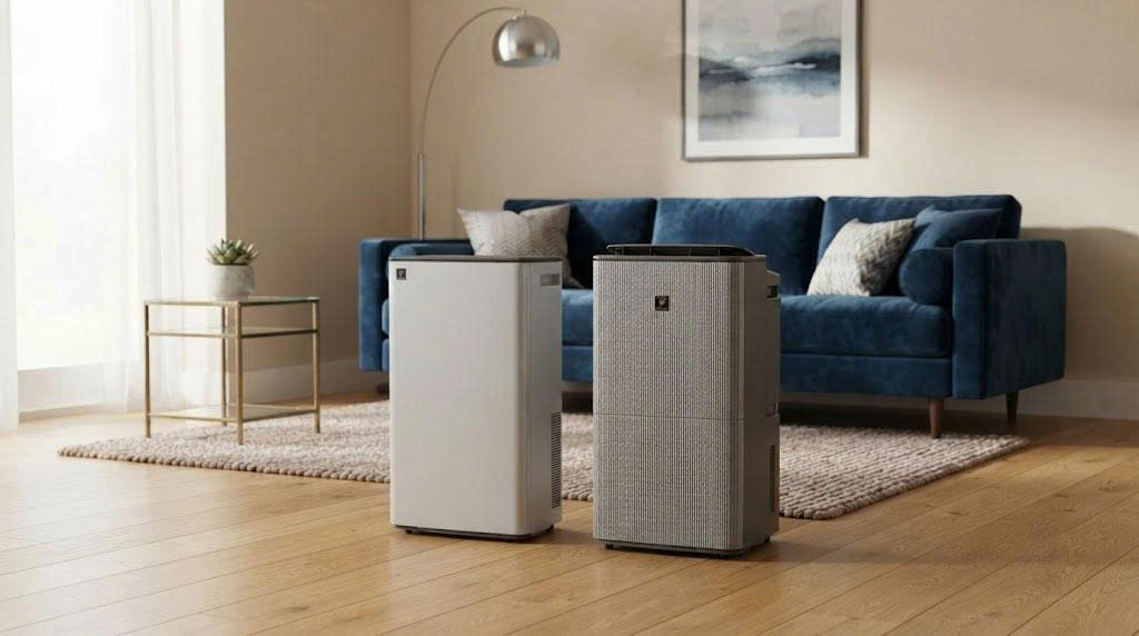 Điểm khác biệt giữa hai model máy hút ẩm Sharp DW-T30FV-W và DW-T30HV-W là gì?