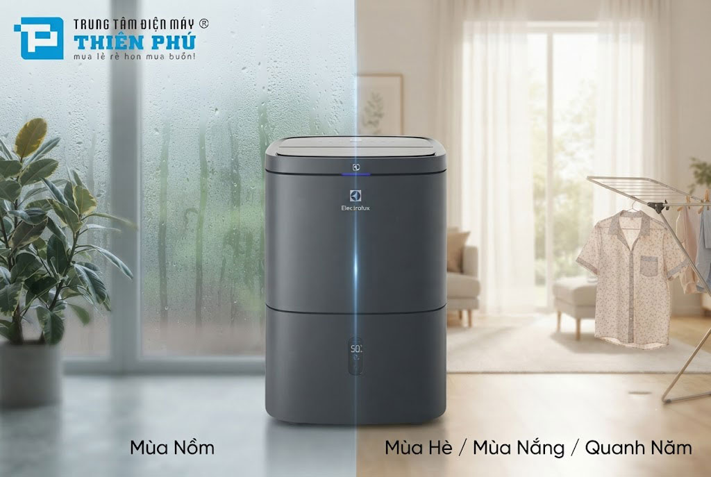 Sai lầm tai hại khi nghĩ máy hút ẩm Electrolux EDH12TRBD2 chỉ dùng vào mùa nồm