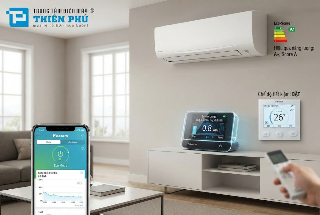 Điều hòa Daikin FTF25XAV1V dùng có tốn điện không? Cách dùng tiết kiệm nhất