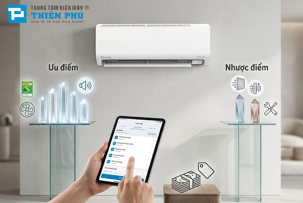 Review chi tiết điều hòa Daikin FTHB25ZVMV: Ưu nhược điểm cần biết trước khi xuống tiền