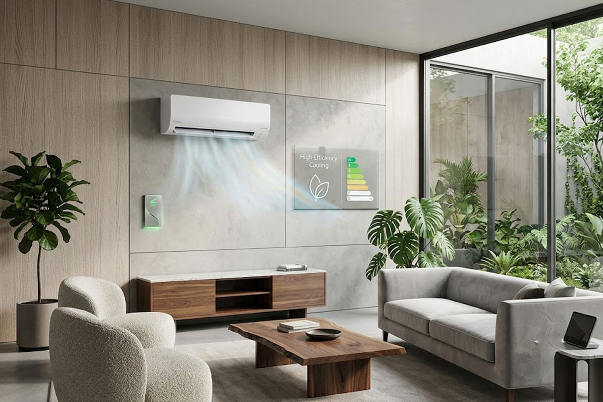 Điều hòa Daikin 24000btu FTHF71VAVMV tiêu thụ 2.37 kWh: Bí mật tiết kiệm điện nằm ở máy nén Swing