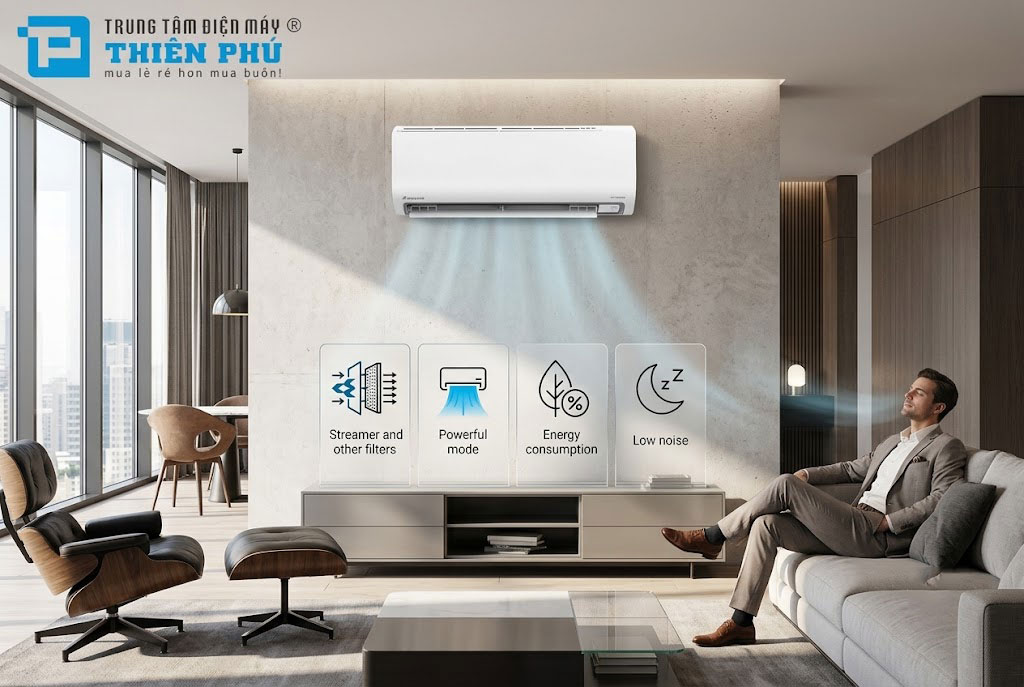Lý do gì mà điều hòa Daikin FTKF71ZVMV trở thành model 24000btu bán chạy nhất ở phân khúc cao cấp?