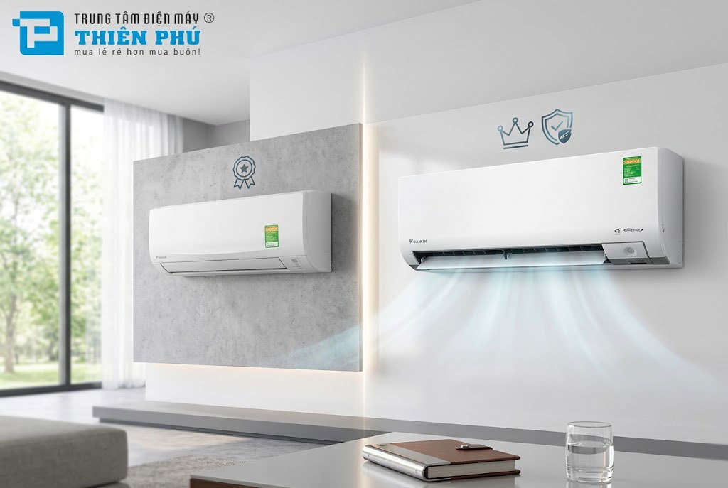 Điều hòa Daikin FTKM25AVMV cao cấp có gì vượt trội hơn các dòng Daikin inverter tiêu chuẩn?