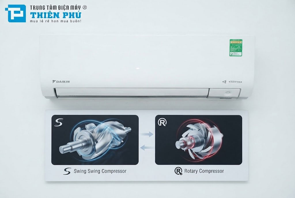 Động cơ Swing Inverter của điều hòa Daikin FTKM35AVMV vận hành khác gì so với Inverter thông thường?