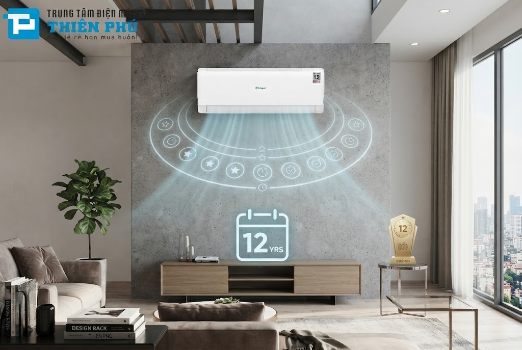 Chính sách bảo hành máy nén 12 năm của điều hòa Casper JC-12IU36 có uy tín?