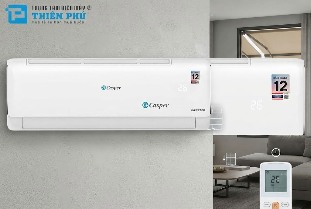 Tiết kiệm ngay 30% hóa đơn tiền điện nhờ 4 mẹo dùng điều hòa Casper JC-18IU36 cực dễ này