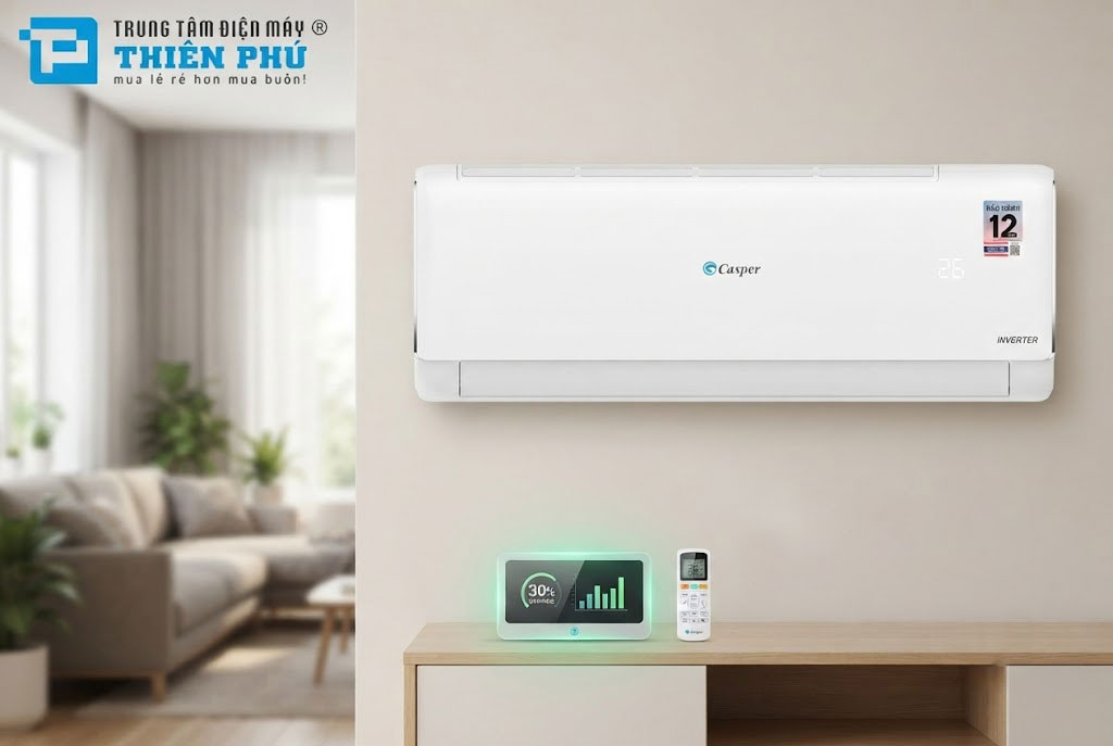 Tiết kiệm ngay 30% hóa đơn tiền điện nhờ 4 mẹo dùng điều hòa Casper JC-18IU36 cực dễ này