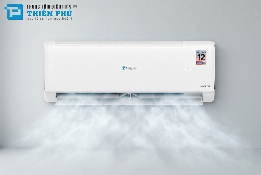 Đánh giá tốc độ làm lạnh của điều hòa Casper JC-24IU36: Phòng 35m2 mất bao lâu để mát sâu?