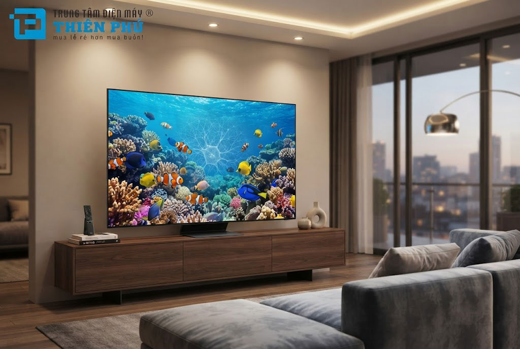 Trải nghiệm thực tế tivi Samsung 65 inch QA65S85HAEXXV, đỉnh cao OLED kết hợp Vision AI
