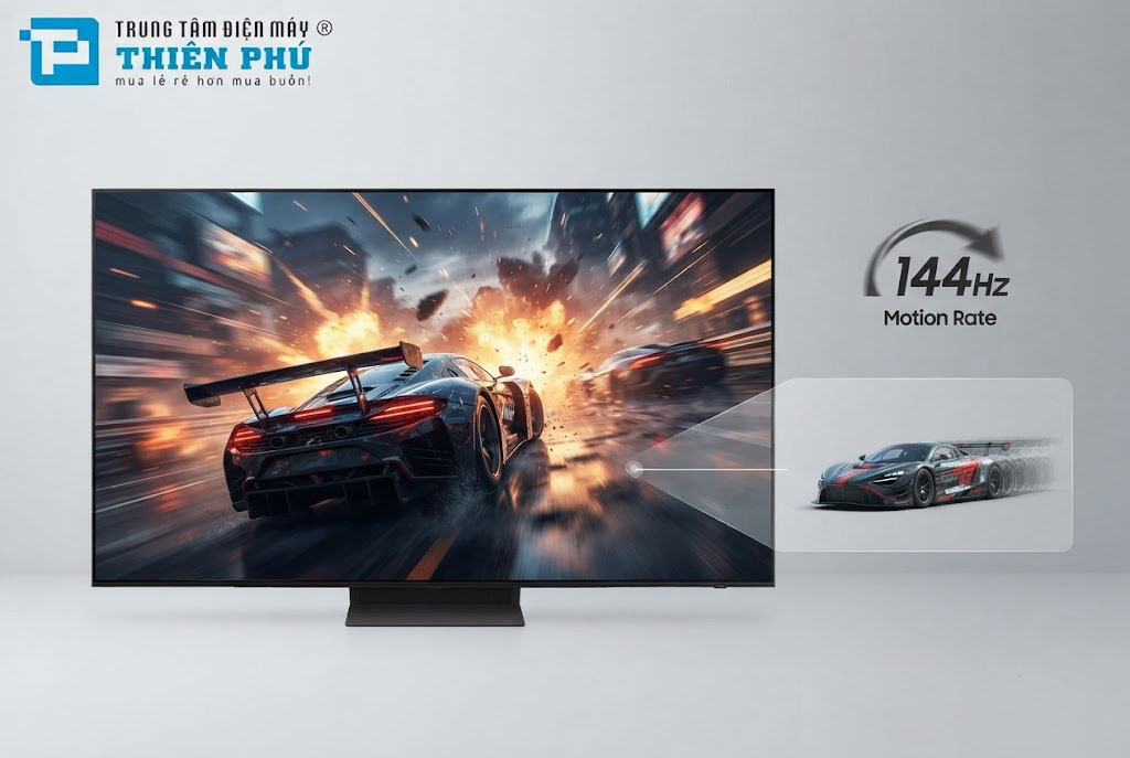 Đánh giá khả năng xử lý chuyển động và tần số quét trên tivi Samsung OLED QA65S90HAKXXV