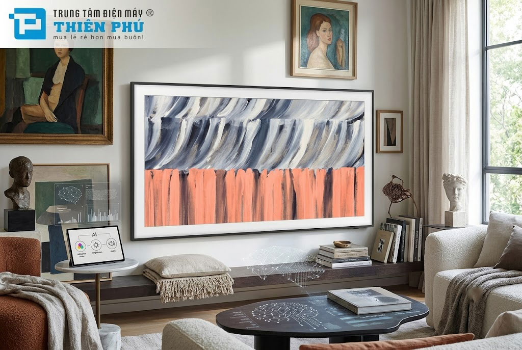 Review smart tivi Samsung QA75LS03HEKXXV The Frame QLED 75 inch: Đỉnh cao thẩm mỹ và AI