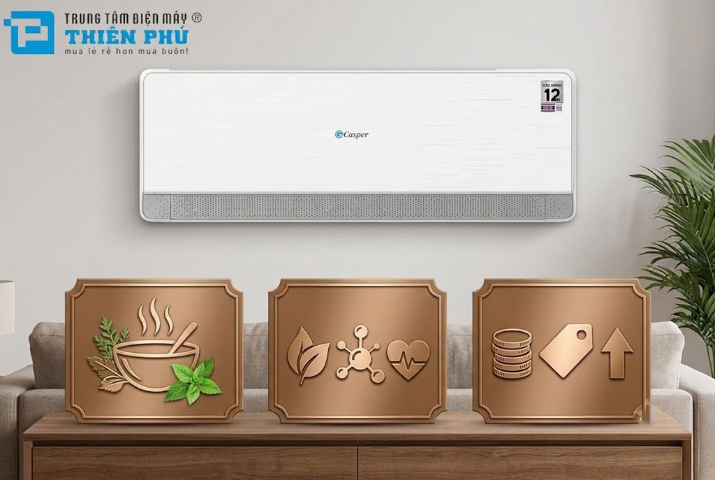 Điều hòa Casper QC-12IU36A: Định nghĩa khái niệm ngon - bổ - rẻ trong phân khúc 12000btu