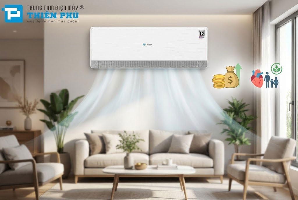 Điều hòa Casper QC-12IU36A: Định nghĩa khái niệm ngon - bổ - rẻ trong phân khúc 12000btu