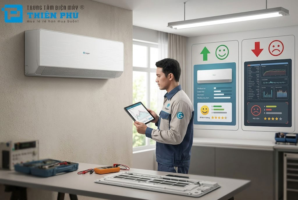 Bối rối vì điều hòa Casper QH-12IU36A người khen kẻ chê: Góc nhìn thực tế từ chuyên gia
