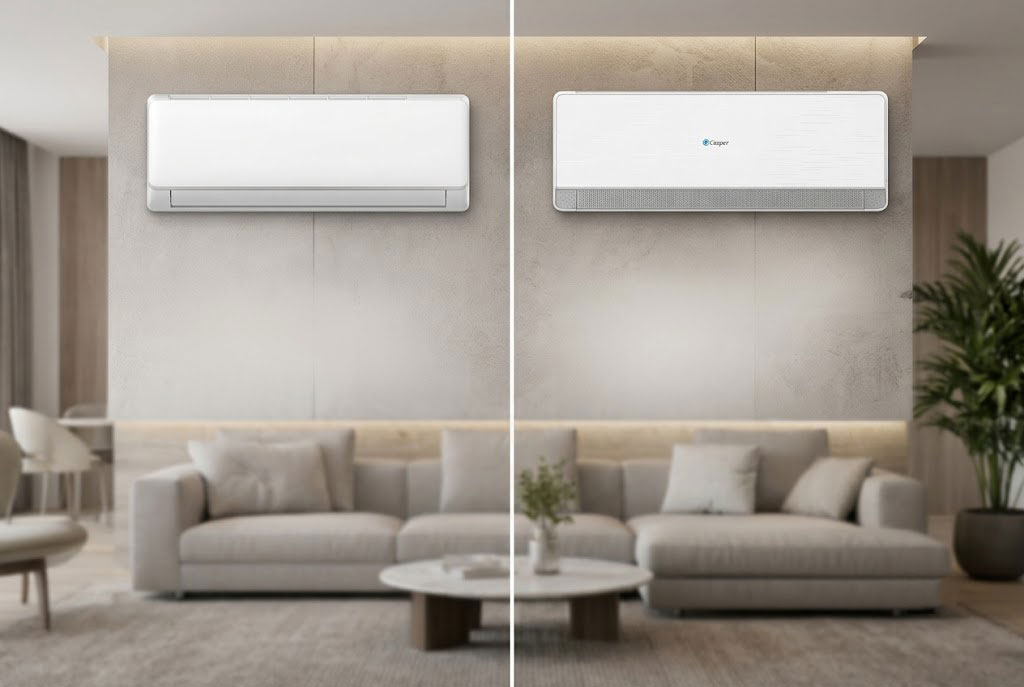 So sánh điều hòa Casper QC-09IU36A và SC-09FB36A: Chênh vài trăm có nên mua máy Inverter?