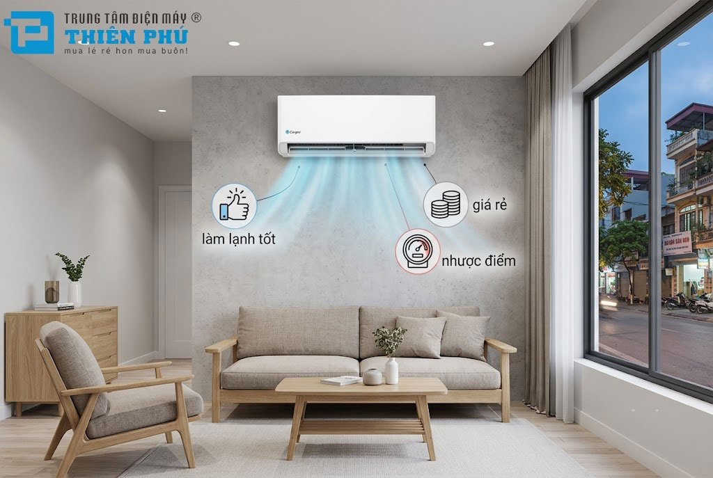 Đánh giá chi tiết điều hòa Casper SC-09FB36A: Giá rẻ, làm lạnh tốt nhưng có nhược điểm gì?