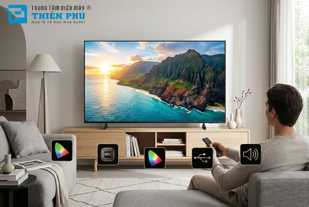 Trải nghiệm tivi Samsung 75 inch UA75M77HAKXXV, 5 điểm đắt giá làm nên thương hiệu