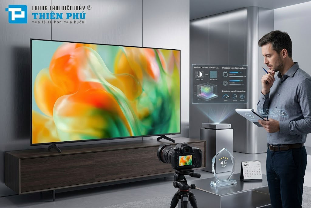 Review tivi Samsung Mini LED 75 inch UA75M80HAKXXV: Có đáng mua ở năm 2026?
