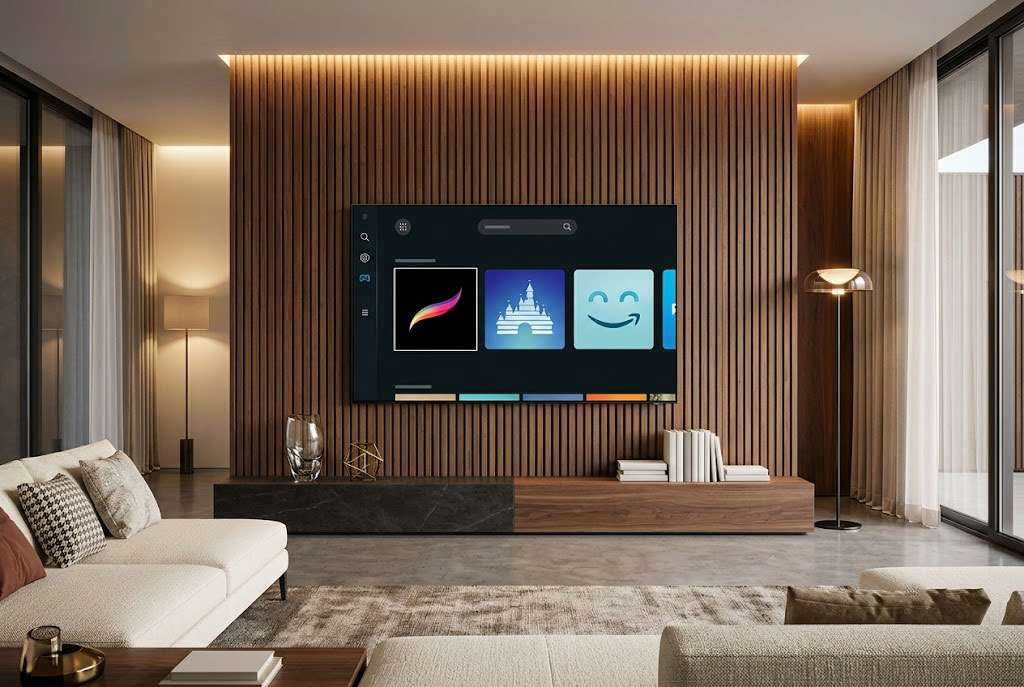 Review hệ điều hành và kho ứng dụng trên smart tivi Samsung 75 inch UA75U8000HKXXV