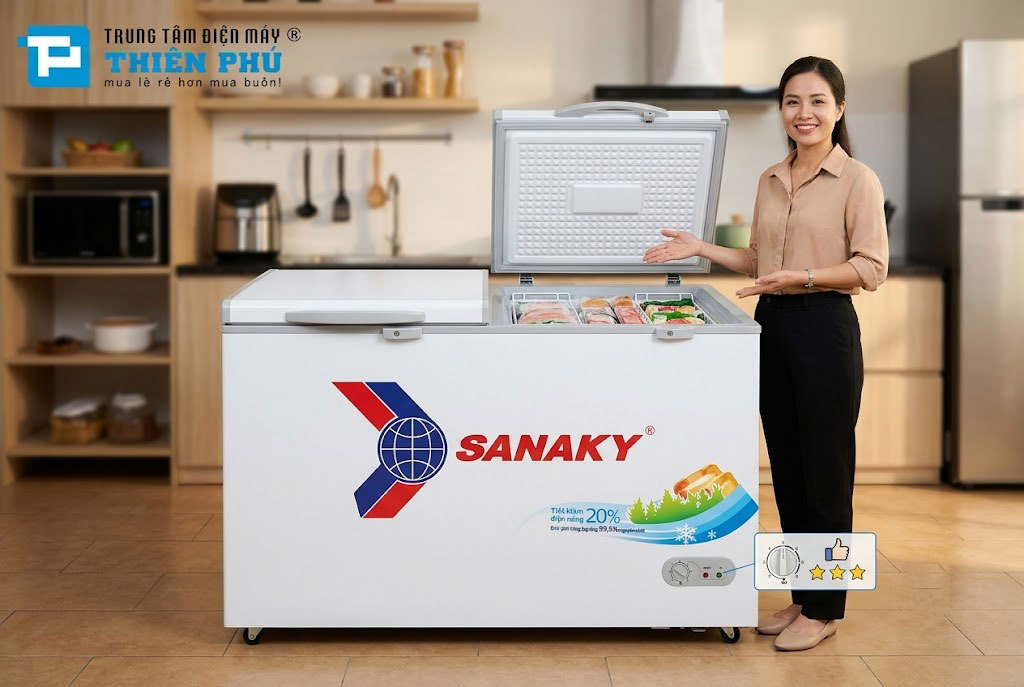 Tủ đông Sanaky VH-2599A1 có tốt không? Đánh giá từ người dùng thực tế