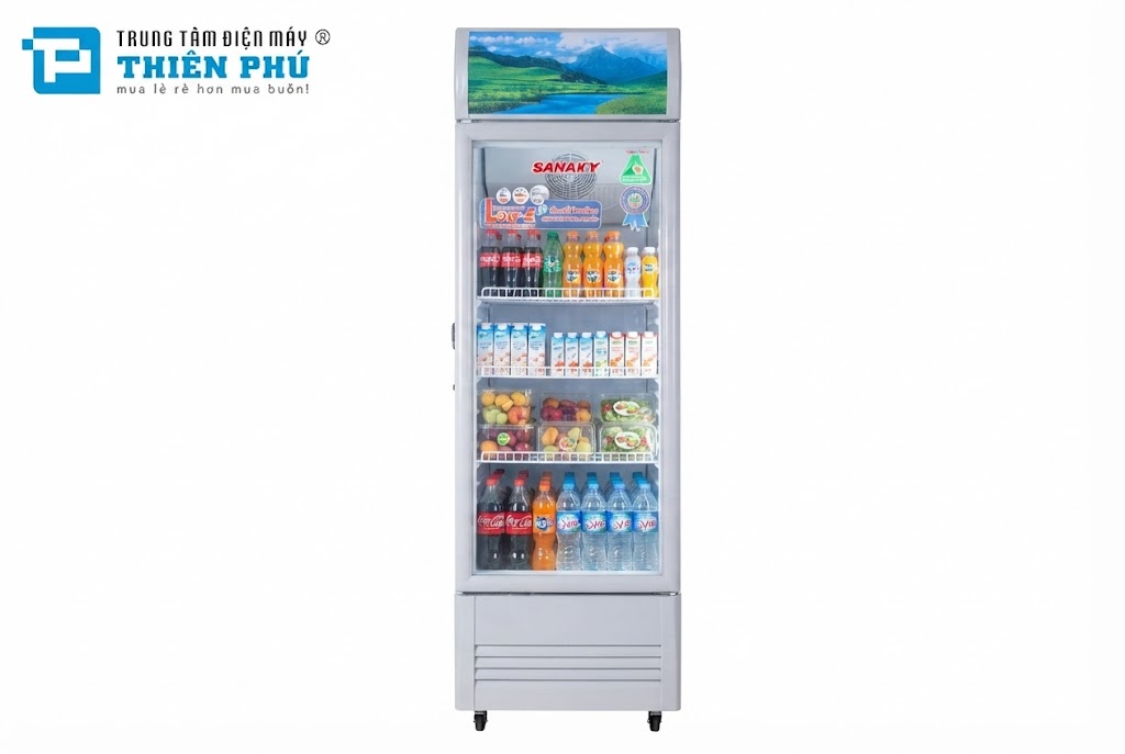 Tủ mát Sanaky 1 cánh 290 lít VH-358KL: 5 lý do chủ cửa hàng tạp hóa nên sở hữu