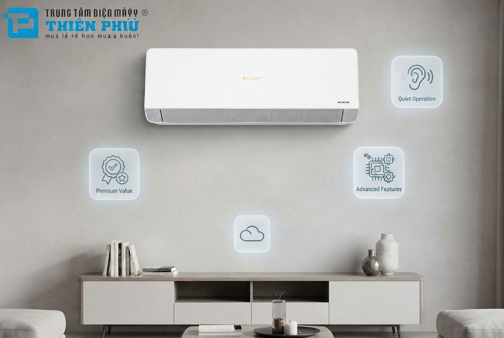 Điều hòa Casper inverter XC-09IU38 có gì mà giá cao gấp đôi so với các dòng khác?