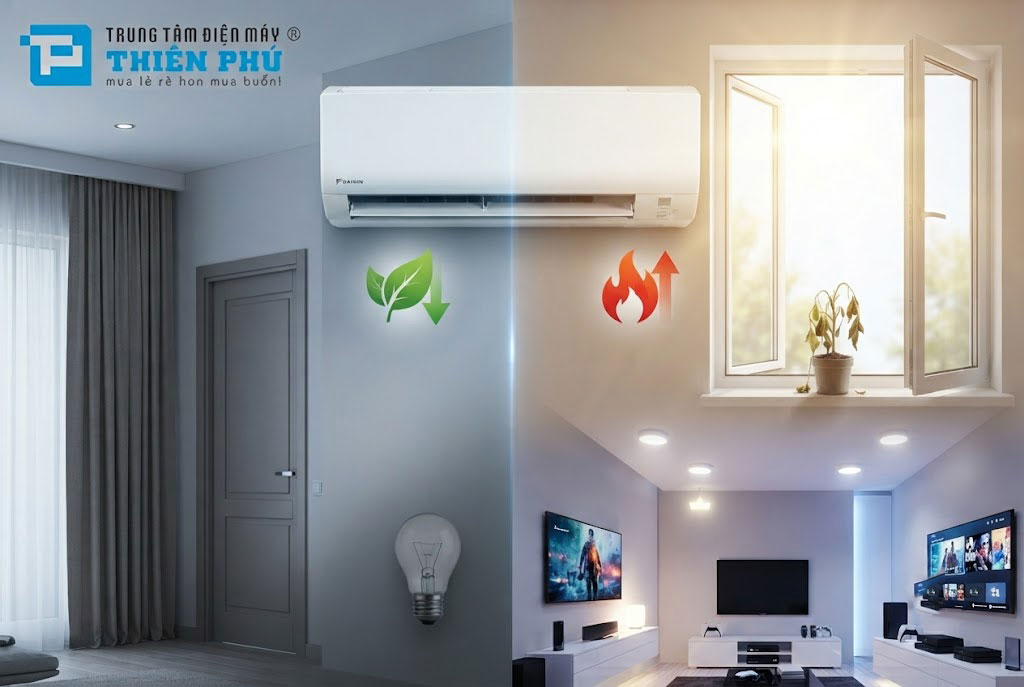 Sai lầm khi nghĩ cứ mua điều hòa Daikin inverter là sẽ tự động tiết kiệm điện