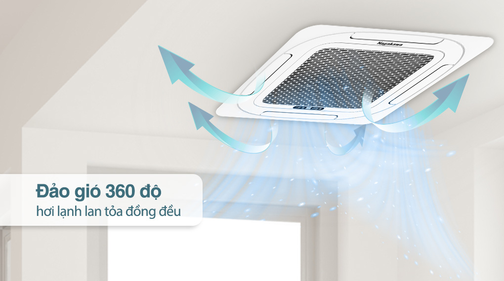 Hướng sử dụng điều hòa âm trần Nagakawa giá rẻ NIT-C50R2U35 đúng cách