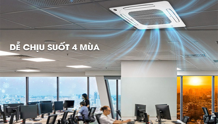 Sử dụng điều hòa âm trần Midea giá rẻ MCD1-50CRN8 so cho tiết kiệm điện